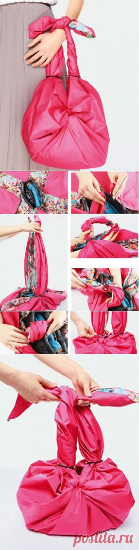 Сумка из платка. Bag of headscarf
