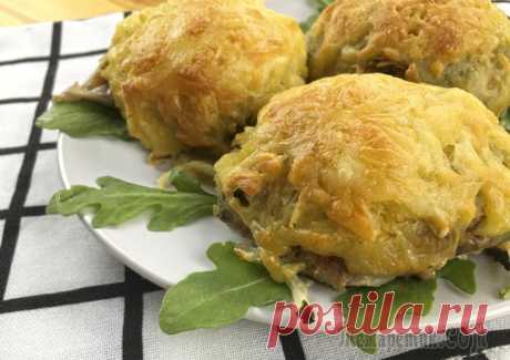 Котлеты Стожки с грибами и сыром