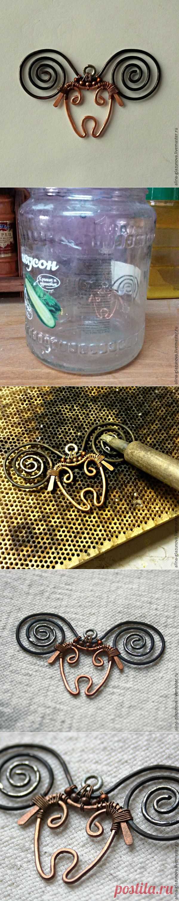 Создаем кулон «Овен» из меди и олова - Ярмарка Мастеров - ручная работа, handmade