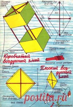 Делаем воздушный змеей - Для умелых рук