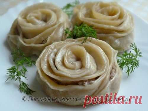 Манты розочки