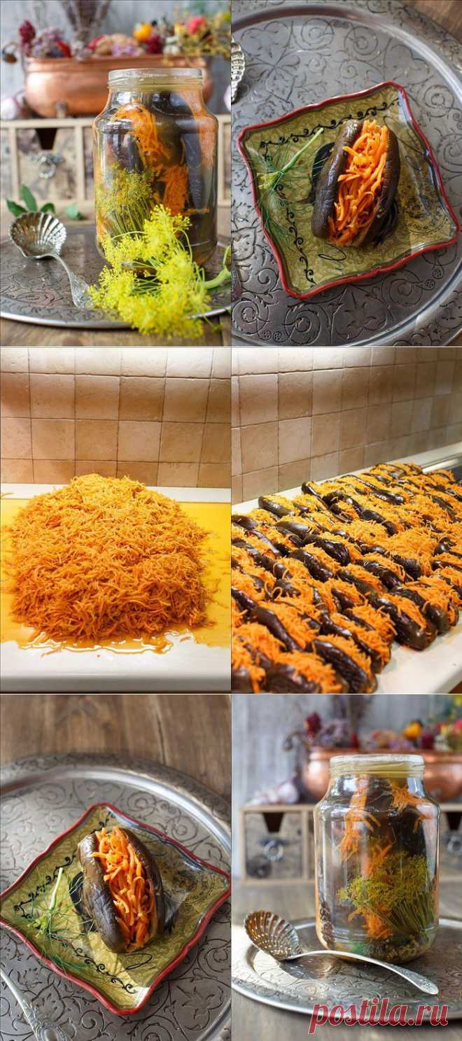 Необычные баклажаны с морковью на зиму!