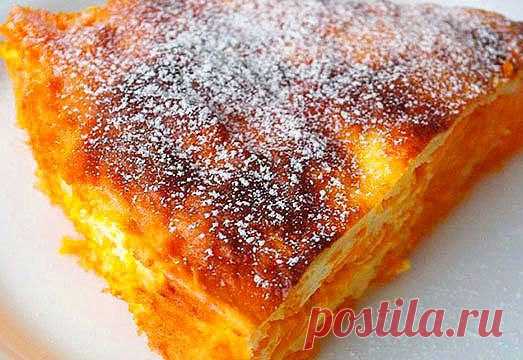 И десерт и основное блюдо: тыквенная запеканка | Вкусные рецепты