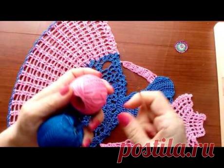 Салфетка "Барышня". Часть 1.