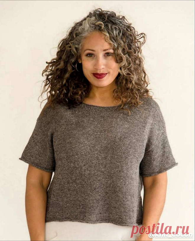 Топ с японским плечом