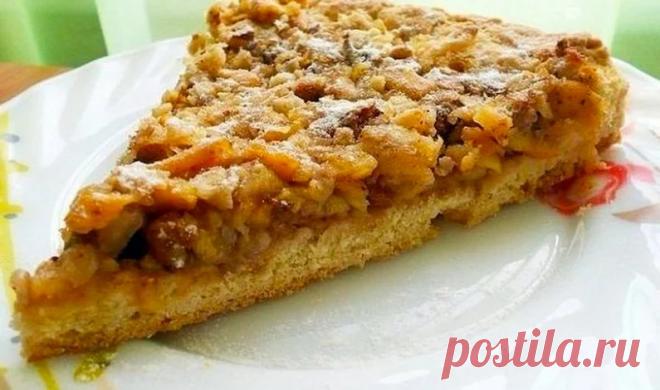 Венгерский ореховый пирог с яблоками Один из самых вкусных ореховых пирогов, ...