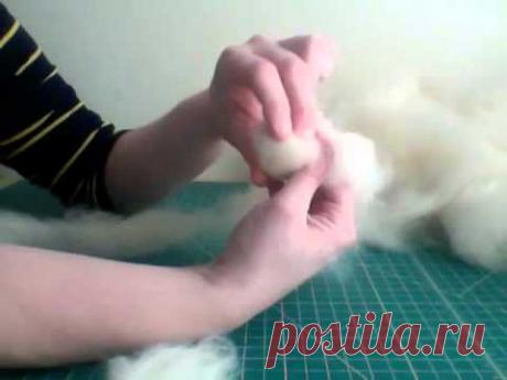 Waldorf doll head 1 - YouTube