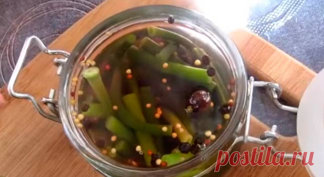 Маринованные чесночные стрелки – рецепты приготовления на зиму