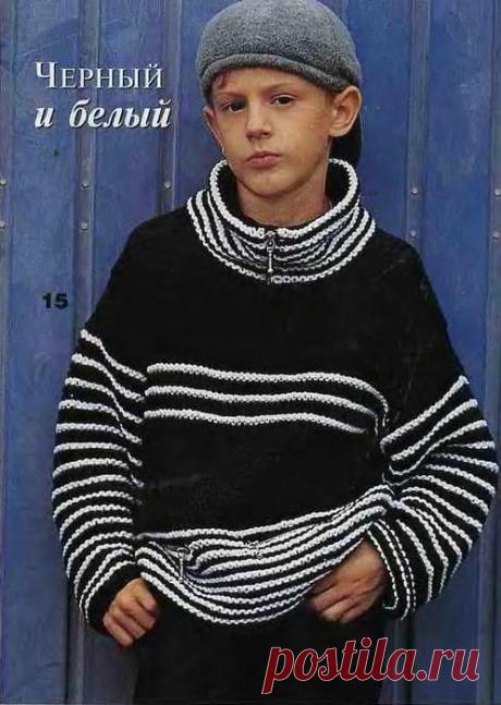 Пуловер. Спицы.