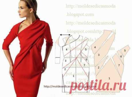 1000+ ideas about Moldes Moda por Medida: TRANSFORMAÇÃO DE VESTIDOS _57 ModelistA on Pinterest | Syning