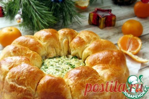 Сырные булочки с сырно-грибным кремом - кулинарный рецепт