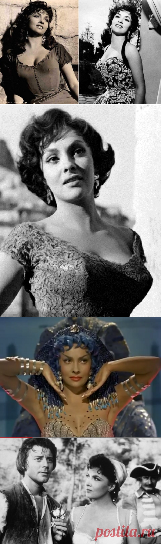 Джина Лоллобриджида - самая желанная актриса 1950-х годов