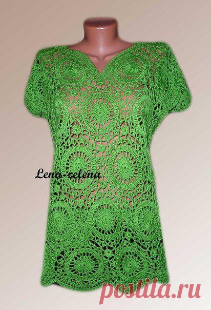 Туника "Зеленое яблоко"..