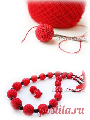 Как обвязать бусину крючком? | Слингобусы своими руками