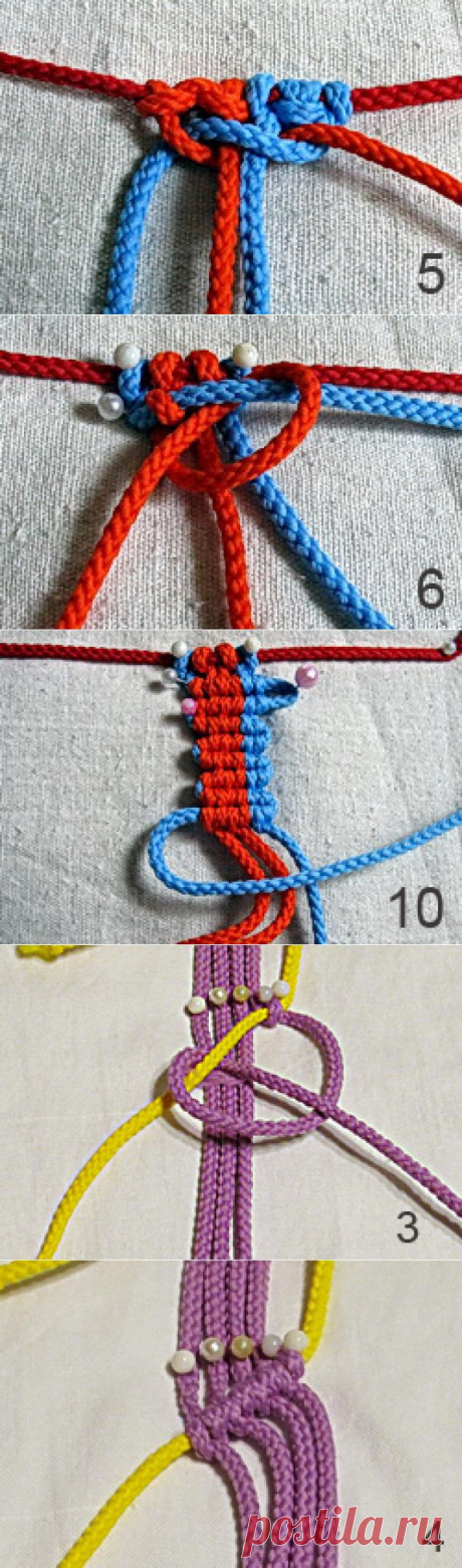 Пояса в технике макраме - Рукоделие