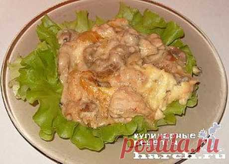 Жюльен куриный с грибами  |  Харч.ру  - рецепты для любителей вкусно поесть