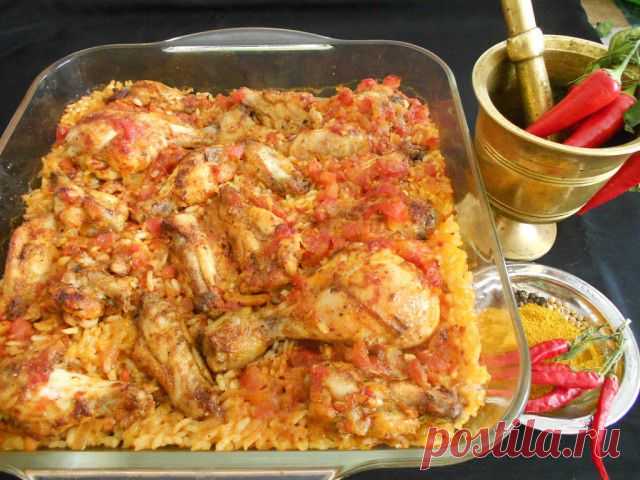 Плов из курицы.