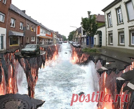 3D РИСУНКИ НА АСФАЛЬТЕ