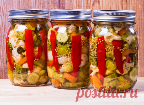 Овощное ассорти на зиму без стерилизации: разнообразие вкуса - tochka.net