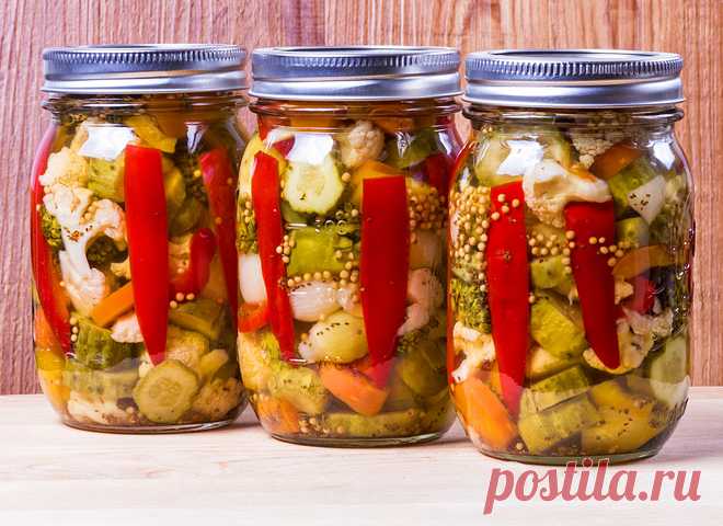 Овощное ассорти на зиму без стерилизации: разнообразие вкуса - tochka.net