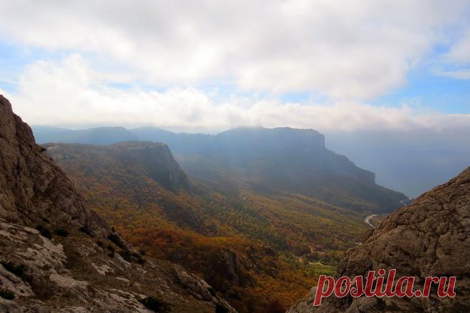 Вид с Каланых-кая. Севастопольская зона ЮБК.