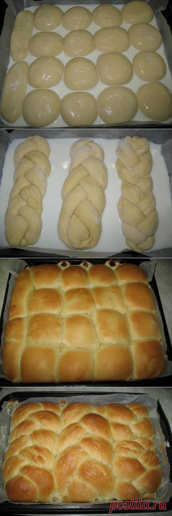 Подъём и выпечка дрожжевого теста в молоке.