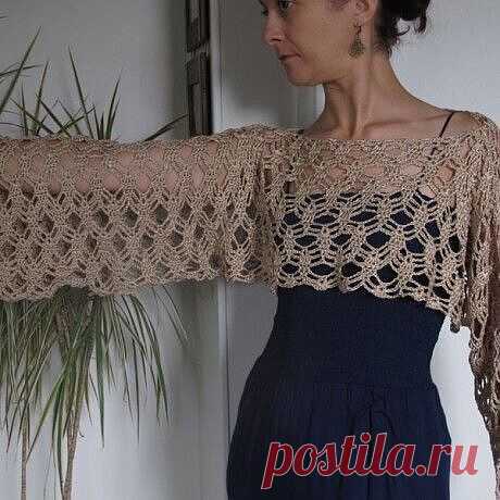 Идея. НГ. Нарядная штучка 
#идея_@crochet_group #кофточка