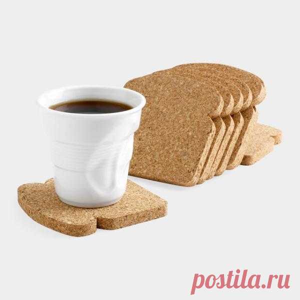 Подставка под горячие напитки в виде тоста. $15 USD