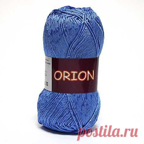 Пряжа Orion Vita - цена 64руб., фото | Купить пряжу в интернет-магазине «Первый Рукодельный»Основные характеристики
Производитель 	Vita
Состав 	77% мерсеризованный хлопок, 23% вискоза﻿
Вес 	50 гр.
Сезонность 	весна-лето
Длина мотка 	170 м.
Страна 	Индия
Мерсеризованный, газоопальный хлопок с вискозой. Производители рекомендуют спицы №3-3.5 крючок №3. Изделия из этой пряжи не вытягиваются, приятны к телу, а вискоза придает красивый блеск.﻿
