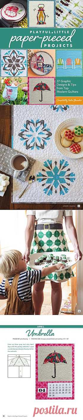 Playful Little Paper-Pieced Projects.