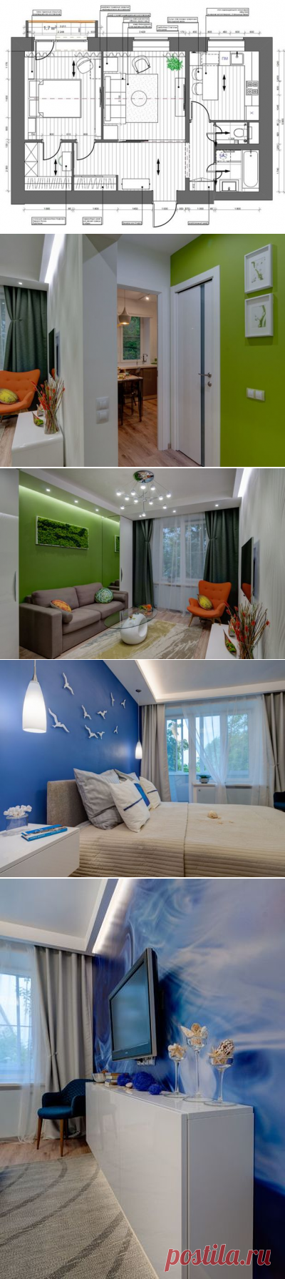 Houzz тур: Акварельная квартира для сдачи в аренду