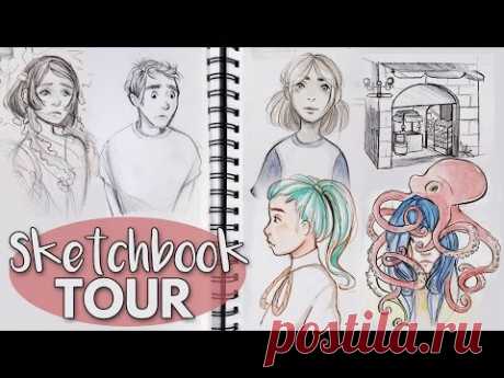 Here's my second sketchbook tour of 2017! I took me about a month and a half to fill this sketchbook. I had a lot of fun with it and learned what I want my f...