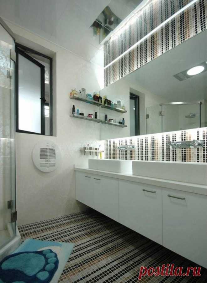 Плитка в интерьере небольшой ванной комнаты | Роскошь и уют