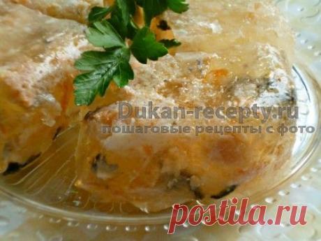 Заливное из рыбных консервов - Рецепты для диеты Дюкана | Рецепты для диеты Дюкана