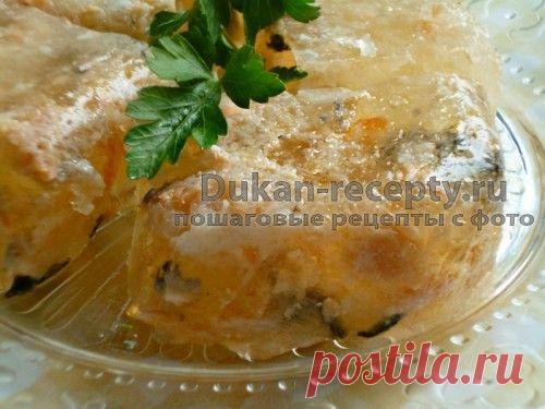 Заливное из рыбных консервов - Рецепты для диеты Дюкана | Рецепты для диеты Дюкана