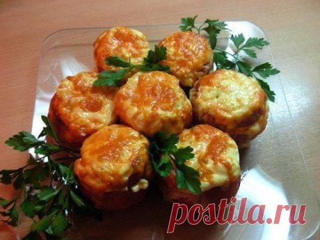 Помидоры, фаршированные курицей. | Тут еда и лучшие рецепты