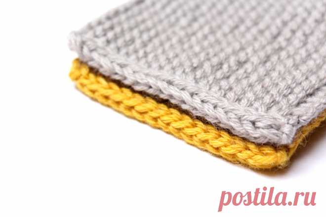 How to Knit a Perfect Edge - Finishing Free Technique Today I would love to share with you a technique that I learned several years ago that is absolutely essential for cardigans if you want to avoid knitting the bands and finishing the raw edges. It also comes in handy for scarves or any items with open raw edges. It looks like an applied I-cord, but rather