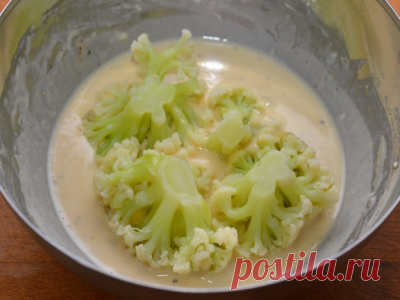 Рецепт: Кляр для цветной капусты