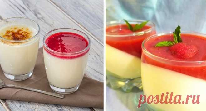 Десерты в стаканчиках: 2 рецепта вкуснейшей панакоты