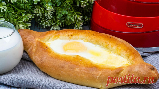 Хачапури с яйцом в духовке рецепт с фото пошагово и видео - 1000.menu