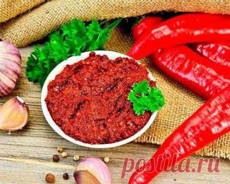 Настоящая грузинская аджика без варки
