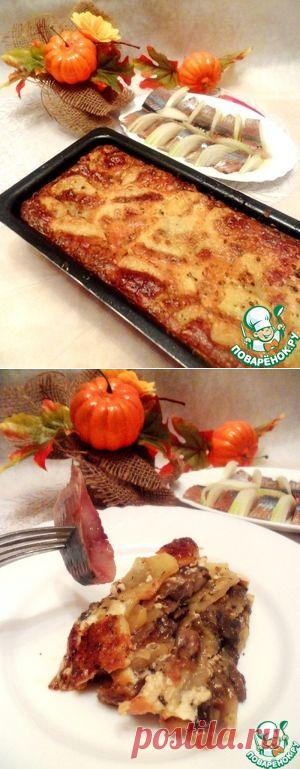 "Гратен" из картофеля с грибами