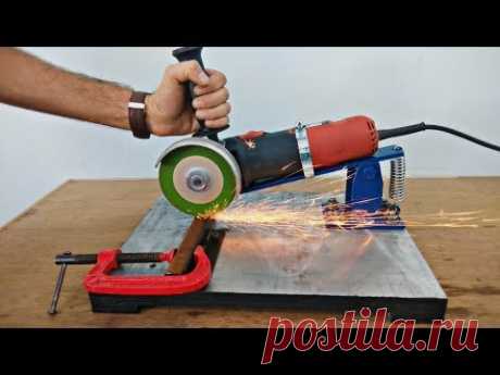 Homemade Angle Grinder Stand // Restore Angle Grinder Support..