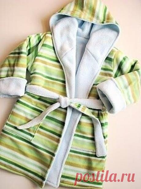 Шьем уютные домашние халатики для деток Шьем уютные домашние халатики для детокОсобенно актуальны такие халатики после ванны&nbsp; и душа.