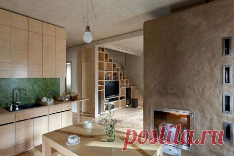 Эко-интерьер брусового дома от Ryntovt Design - Дизайн интерьеров | Идеи вашего дома | Lodgers