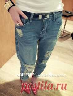 trousers Picture - More Detailed Picture about 2015 spring new personality thin loose straight hole jeans pants collapse long denim trousers fashion high quality Free shipping Picture in Jeans from B&B Apparel | Aliexpress.com | Alibaba Group
