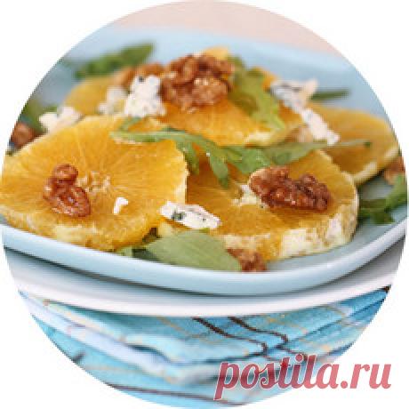 Рецепт приготовления свежего салата с апельсинами, орехами и сыром с фотографиями, пошаговым описанием и ингредиентами