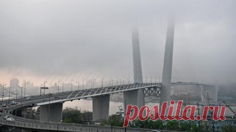 Судоходная бухта Золотой Рог во Владивостоке частично покрылась льдом