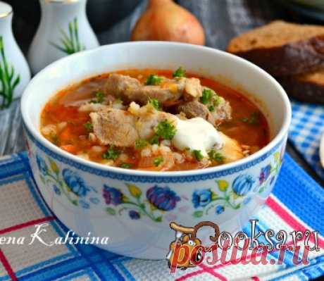 Суп с перловкой и мясом фото рецепт приготовления