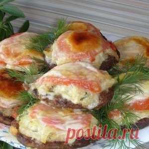 Печень с овощами